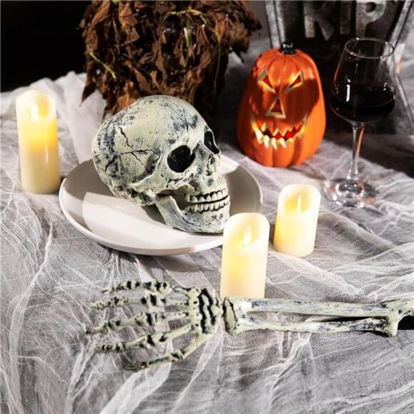 315 x 84.6 Inch Halloween Creepy Cloth - White Halloween Scary Spooky Cloth - Picture 5 of 8